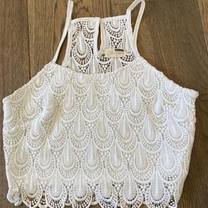 Never Worn White Stylish Tank🤍